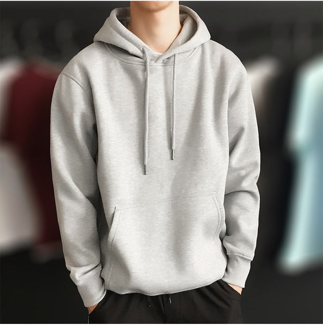 2020 New Hoodies male Long sleeve men sport hoodies Pure color  hoodie Student youth hoodie Interesting cotton clothes harajuku