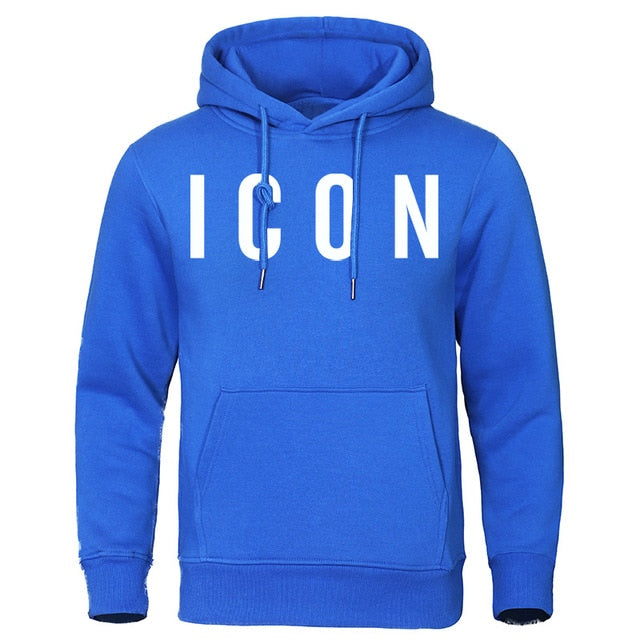 Icon Print Mens Hoodies 2019 Autumn Winter Sweatshirt Hot Sale Fashion Hoodie Casual hip hop Sweatshirt Autumn New Men Tracksuit