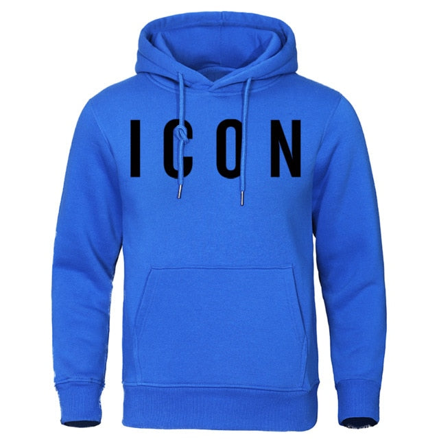 Icon Print Mens Hoodies 2019 Autumn Winter Sweatshirt Hot Sale Fashion Hoodie Casual hip hop Sweatshirt Autumn New Men Tracksuit