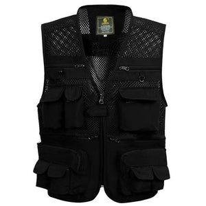 Unloading Tactical Vest Coat Fashion Men's Summer Photographer Waistcoat Mesh Work Sleeveless Jacket Tool Many Pocket Vest Male