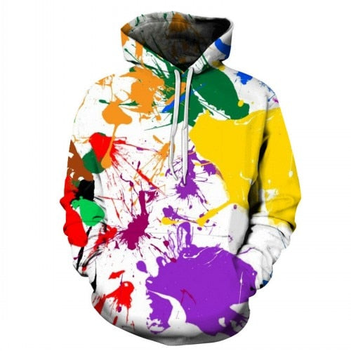 TUNSECHY NEW 2020 Hot Fashion Men/Women 3d Sweatshirts Print Spilled Milk Space Galaxy Hooded Hoodies Thin Unisex Pullovers Tops