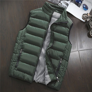 Spring Autumn Men New Stylish 2019 Vest Mens Plus Size 5XLWarm Sleeveless Jacket Men Winter Waistcoat Men's Vest Casual Coats