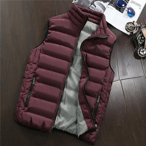 Spring Autumn Men New Stylish 2019 Vest Mens Plus Size 5XLWarm Sleeveless Jacket Men Winter Waistcoat Men's Vest Casual Coats