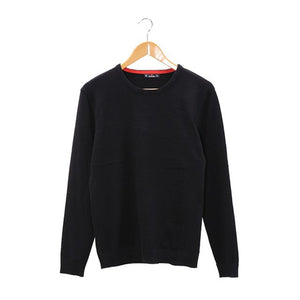 Vomint Men Solid Sweater Regular O-neck Casual Long Sleeve Knitted Male Autumn New Class Design F6PI6637