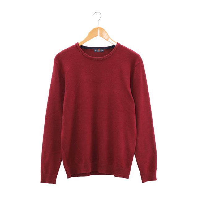 Vomint Men Solid Sweater Regular O-neck Casual Long Sleeve Knitted Male Autumn New Class Design F6PI6637