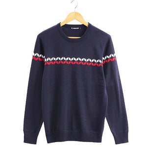 Vomint Men Solid Sweater Regular O-neck Casual Long Sleeve Knitted Male Autumn New Class Design F6PI6637