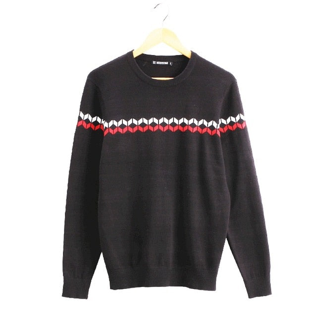 Vomint Men Solid Sweater Regular O-neck Casual Long Sleeve Knitted Male Autumn New Class Design F6PI6637