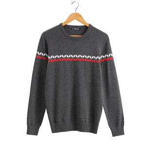 Vomint Men Solid Sweater Regular O-neck Casual Long Sleeve Knitted Male Autumn New Class Design F6PI6637