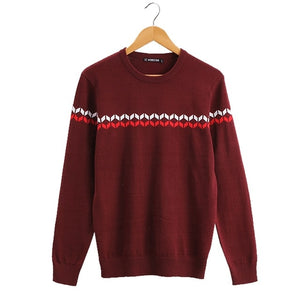 Vomint Men Solid Sweater Regular O-neck Casual Long Sleeve Knitted Male Autumn New Class Design F6PI6637